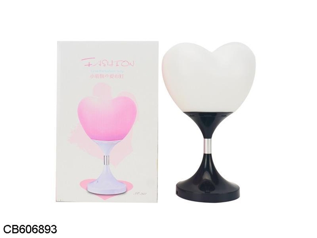 5 colors mixed heart balloon lamp