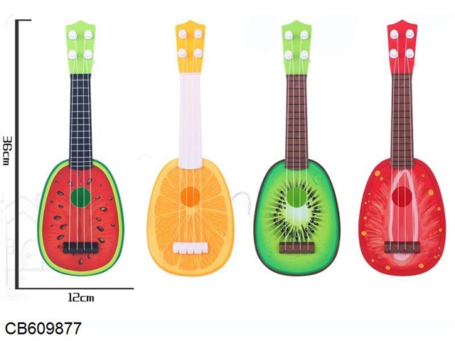 Guitar 4 mixed fruit (watermelon, kiwi, orange, strawberry)