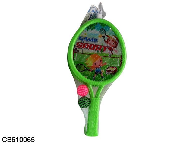 Cartoon tennis racket