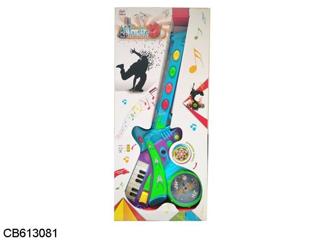 Electronic music lighting top guitar