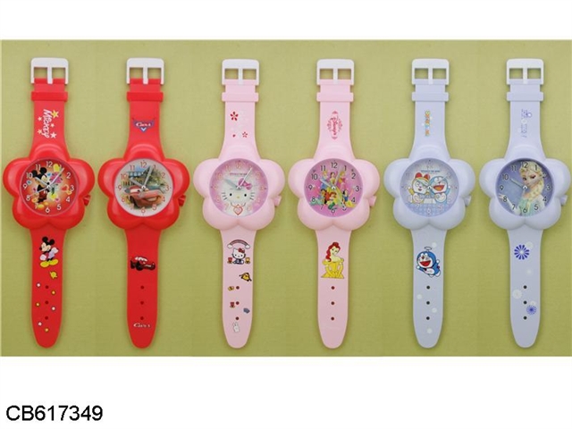 Meihua watch clock 3 colors mixed