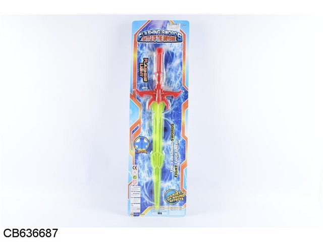 Space flash sword with light music (package)