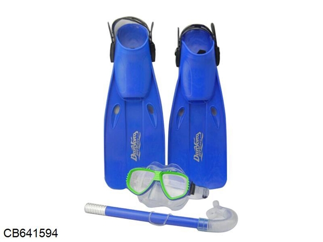 Swimming L code shoes diving glasses breathing tube
