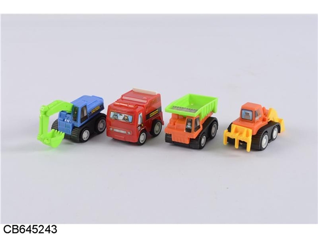 The warrior construction vehicle 4PCS/ 4 mixed bag