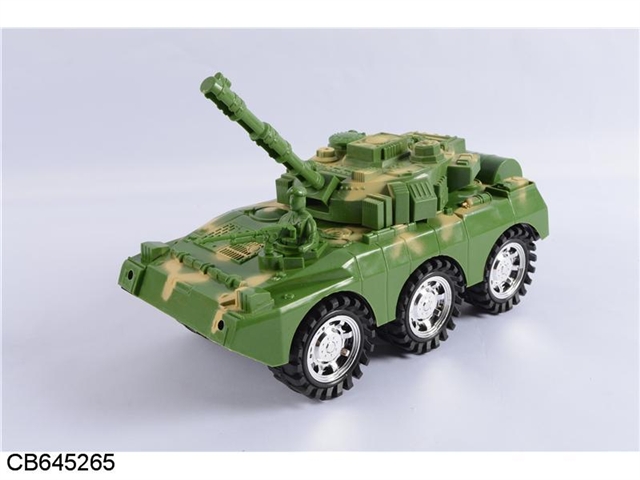 Inertial armored vehicle (serviceman / gun self loading)