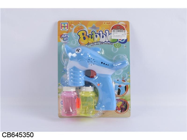 Electric bubble dolphin with light music