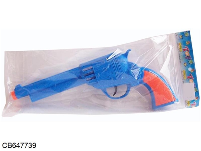 Real color cowboy flint gun