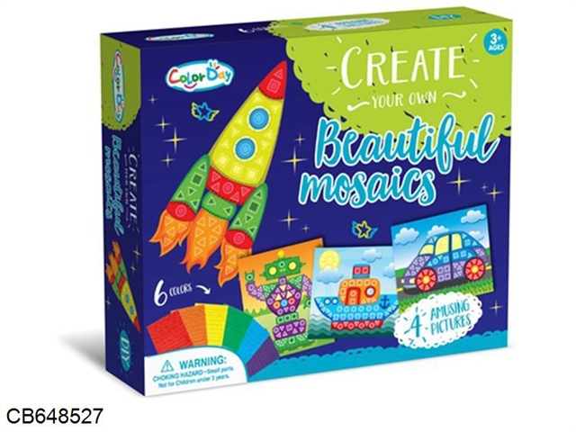 Mosaic digital paste creative - Boy series