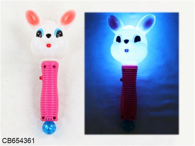 The small white rabbit flash stick with music