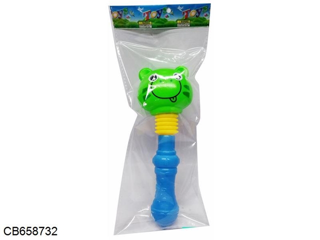 Cartoon hand frog whistle