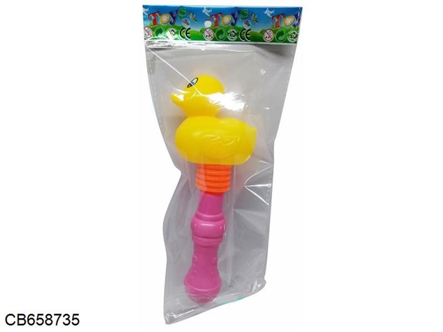 Cartoon hand duck whistle