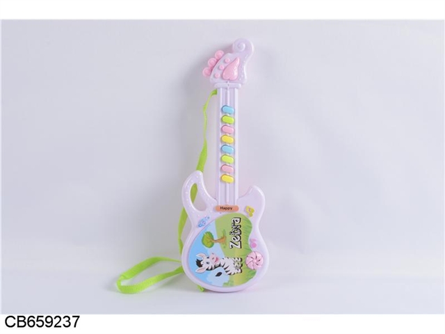 Cartoon zebra Guitar (3 colors mix)