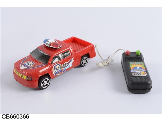 Real color line police car (red / Blue Mix)