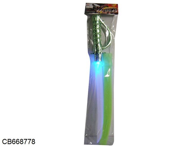 Plated green flash lightsaber + sword shell