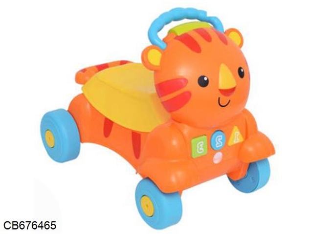 2 in 1, baby, tiger walker, light music, bilingual learning mode