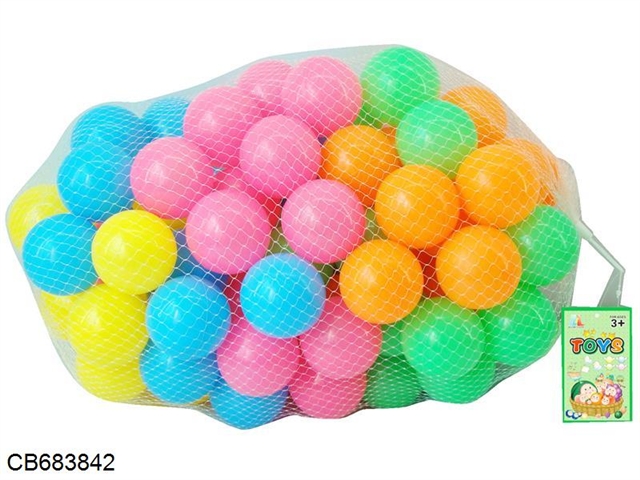6CM paradise ball 100pcs (5 color mix)