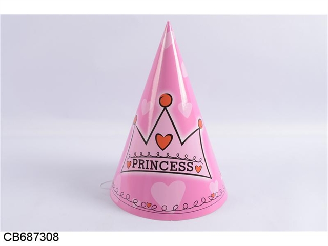 Birthday party pink crown cap