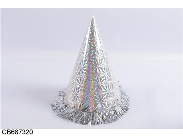 Birthday party silver lace cap