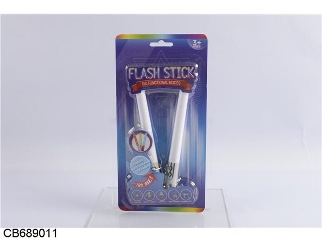 Colorful flash pen, 2 packs electricity