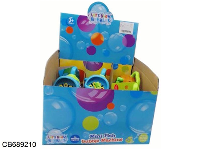 Hand bubble fish 6 / display box