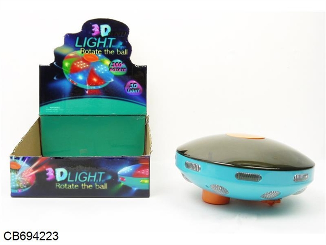 3D lights, music, flying saucers