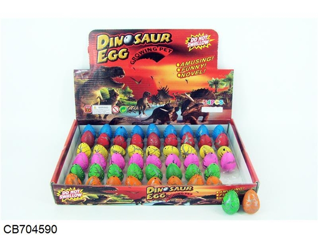 Color crack expansion dinosaur hatch egg 54PCS/ display box