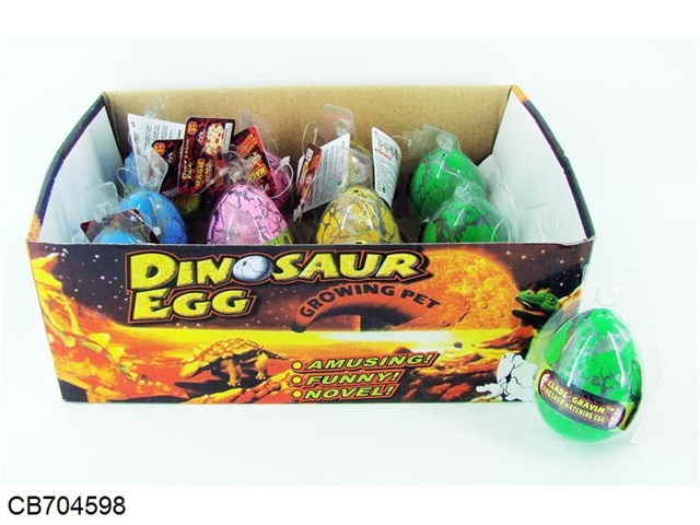 Color crack expansion dinosaur hatch egg 12PCS/ display box