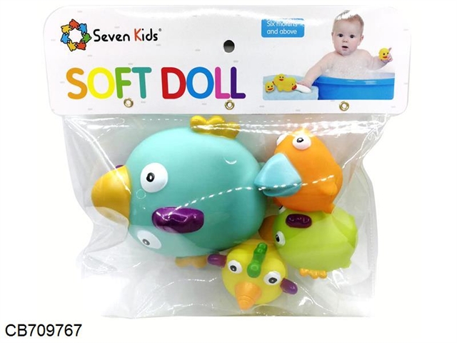 Soft toys - size combination A with BB sound of birds