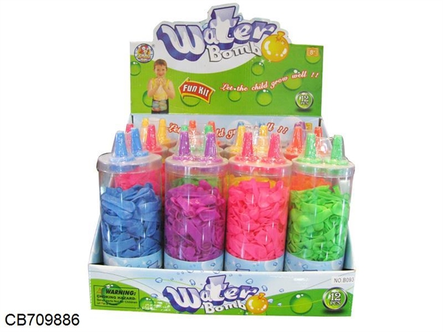 450PCS monochrome fluorescence with 2 water balloons (12 barrel / display box)