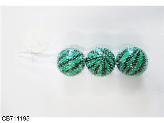 6.3cm watermelon PU ball three grain