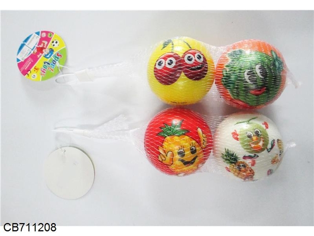 7.6cm fruit PU ball two grain