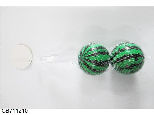 7.6cm watermelon PU ball two grain