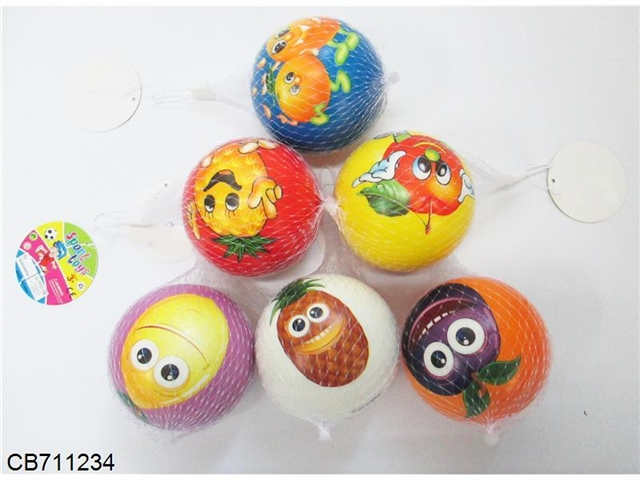 10cm fruit PU ball single grain