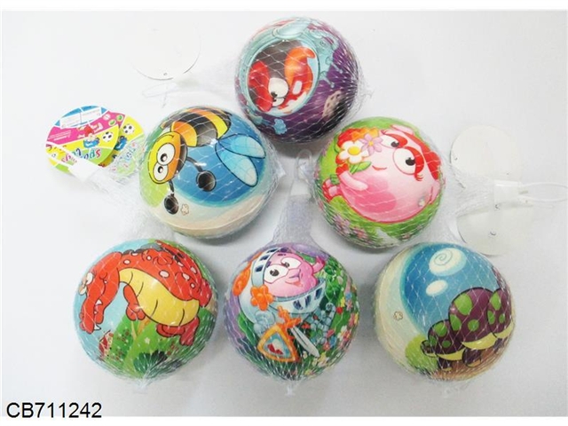 10cm multiple cartoon PU ball single