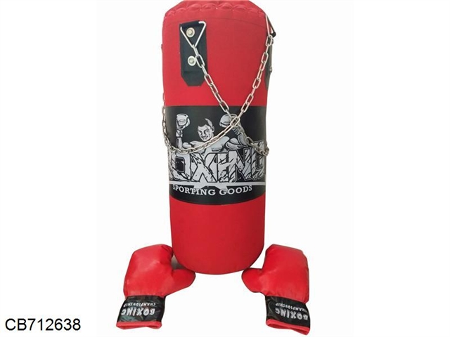 Boxing gloves with sandbags