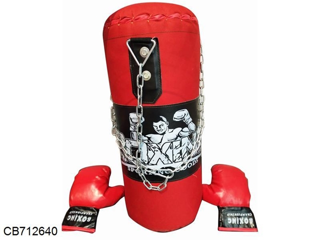 Boxing gloves with sandbags