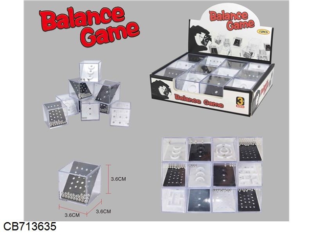 Puzzle balance game box 12/ only
