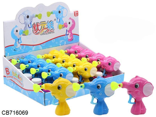 Inertia elephant Color Bubble Gun 12 / display box