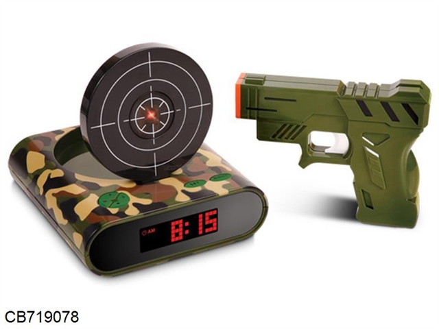 Camouflage bolt alarm clock package 6*AA