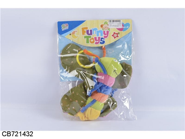 Cartoon animal Dragonfly doll with Bell
