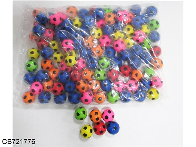 2.7cm bouncing ball blue football 100pcs