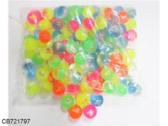 3.2cm bouncing ball l animal 100pcs