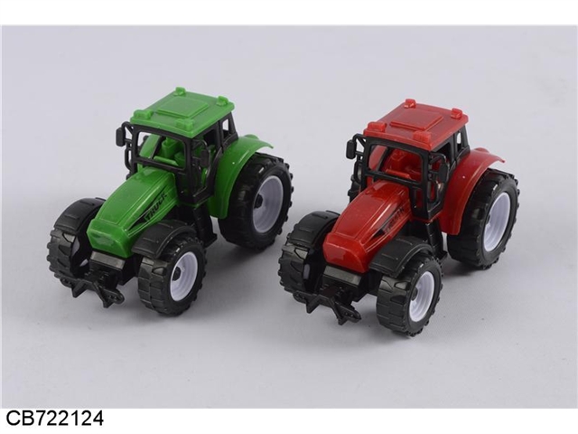 An engineering vehicle farmer car (2 color mixing)