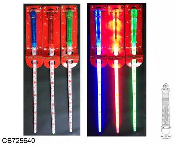 Christmas 30 light laser sword hand light (switch function)