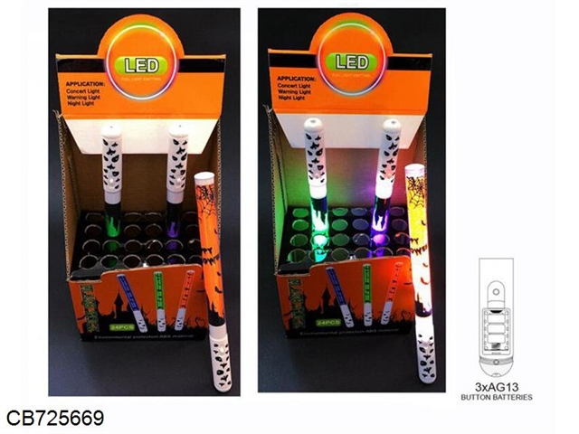 Halloween India star Flash Pin 24PCS/ display box (three mode light) packet of electricity