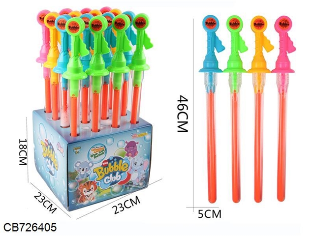 46CM bubble sword 16PCS/ box 4 colors mixed