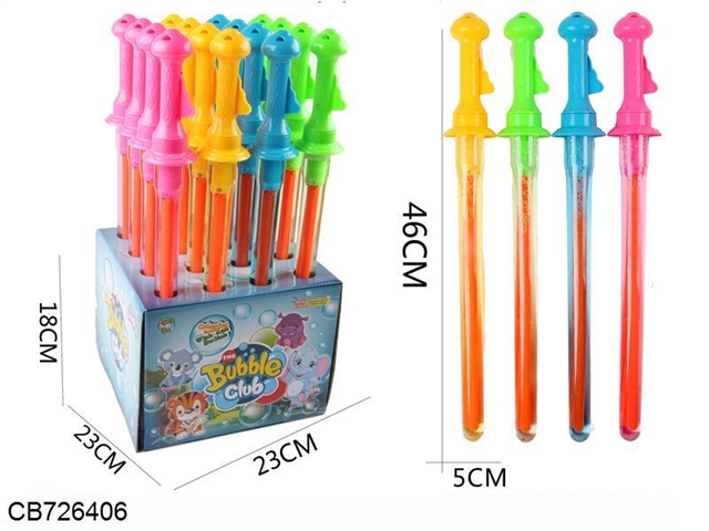 46CM bubble sword 16PCS/ box 4 colors mixed