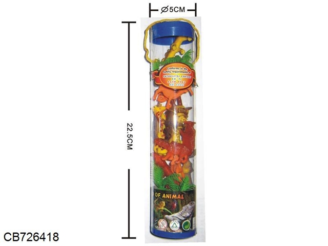 Environmental protection soft animal (twelve animal + tree)