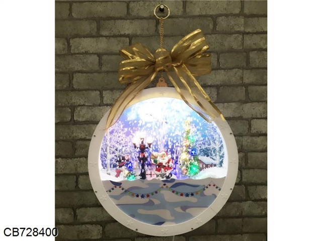 32CM Snow White Christmas ball, Christmas tree lights
