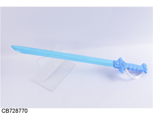 Gravity induction flash music transparent sword 3 color mixing